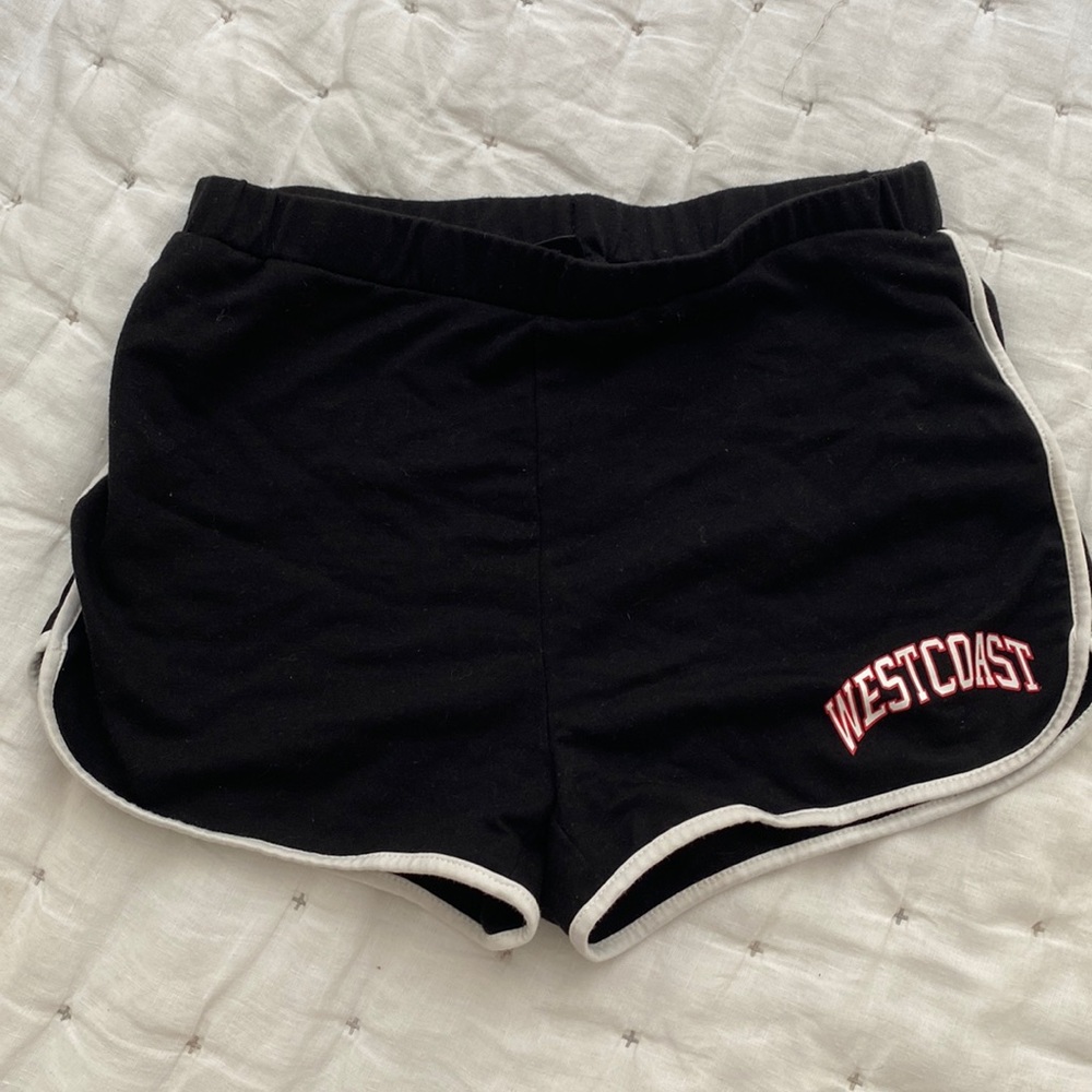 Black shein shorts